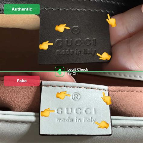 fake and real gucci|identify authentic gucci bag.